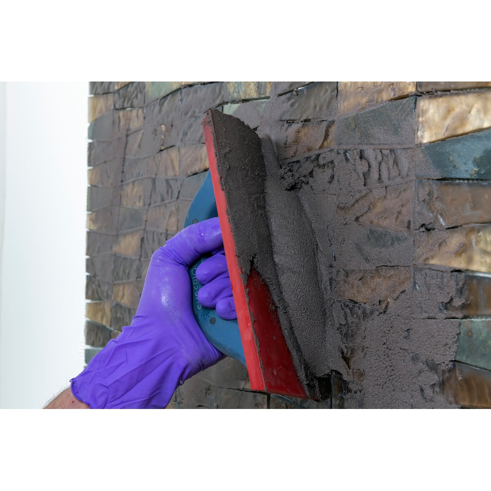 Coulis de couleur améliorée avec sable Polyblend Plus 7 lb. 165 Delorean Gray pour emplacements intérieurs et extérieurs