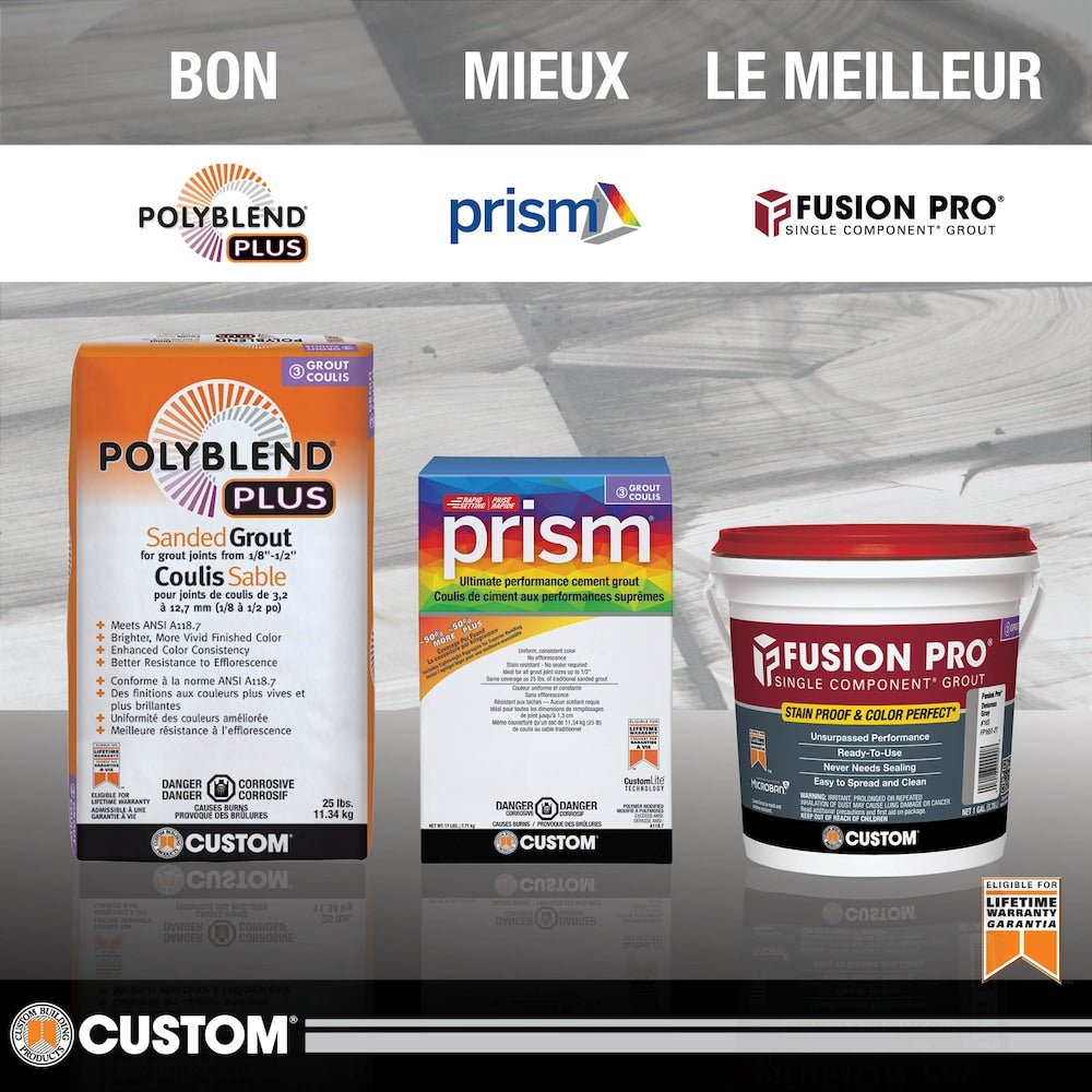 Prism 17 lb. 185 New Taupe Stain-Resistant Grout for Tile and Stone