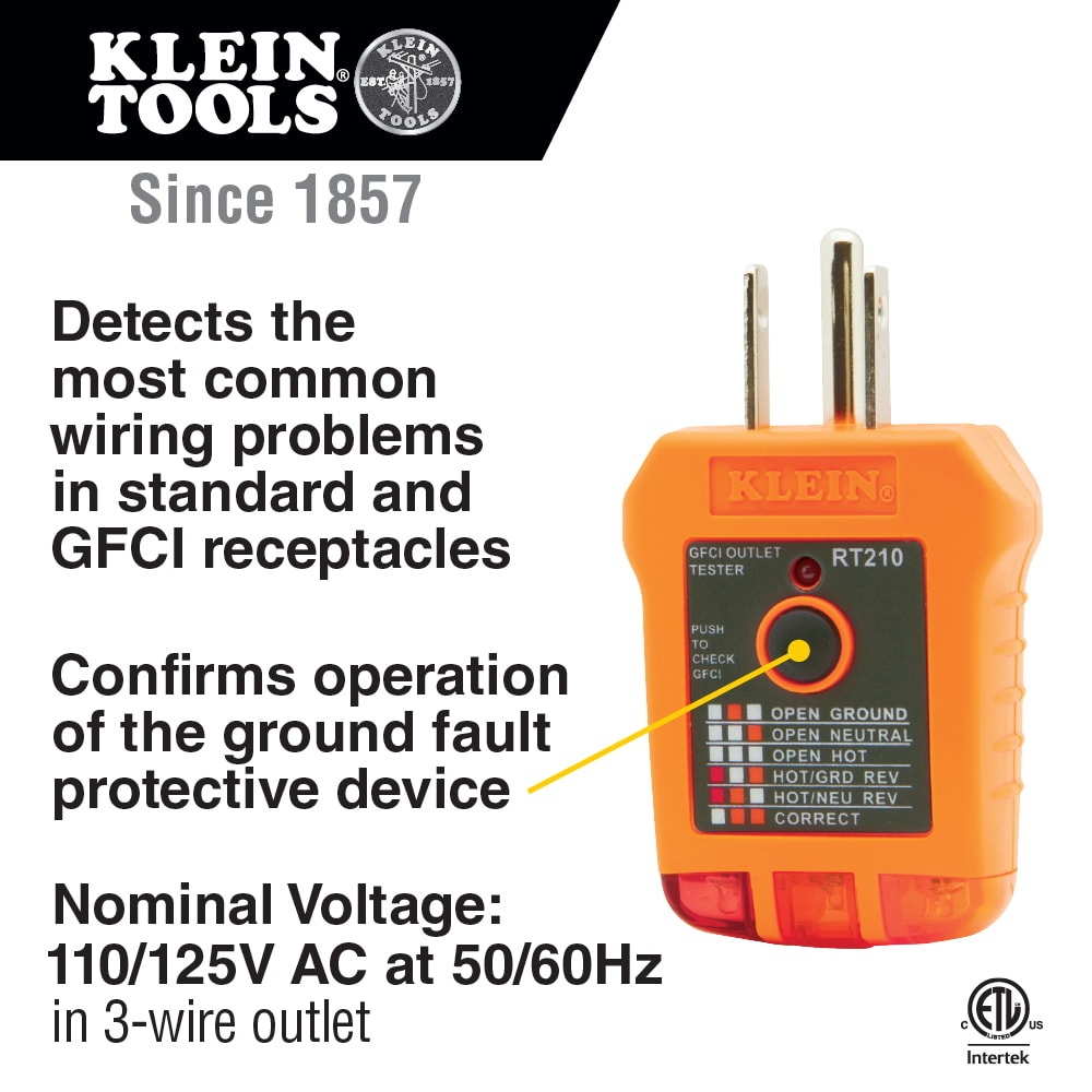 Non-Contact Voltage and GFCI Receptacle Premium Test Kit