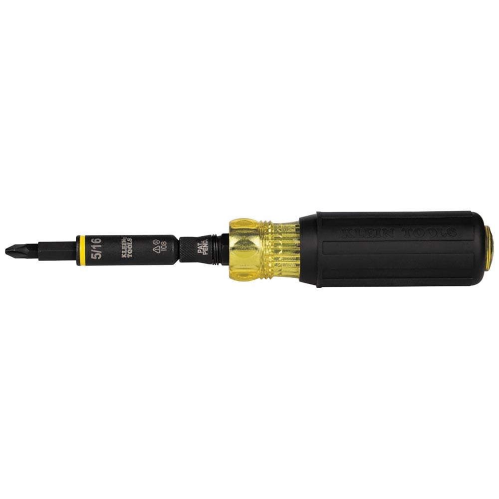 Impact Rated Multi-Bit Screwdriver / Nut Driver, 11-in-1