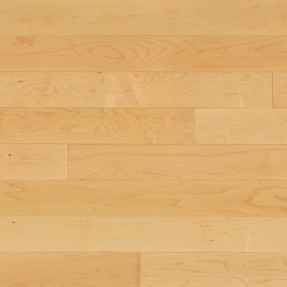 Solid Maple Flooring Natural Matte ¾-inch Thick x 3¼-inches Wide x Varying Length (20 sq.ft. / case)