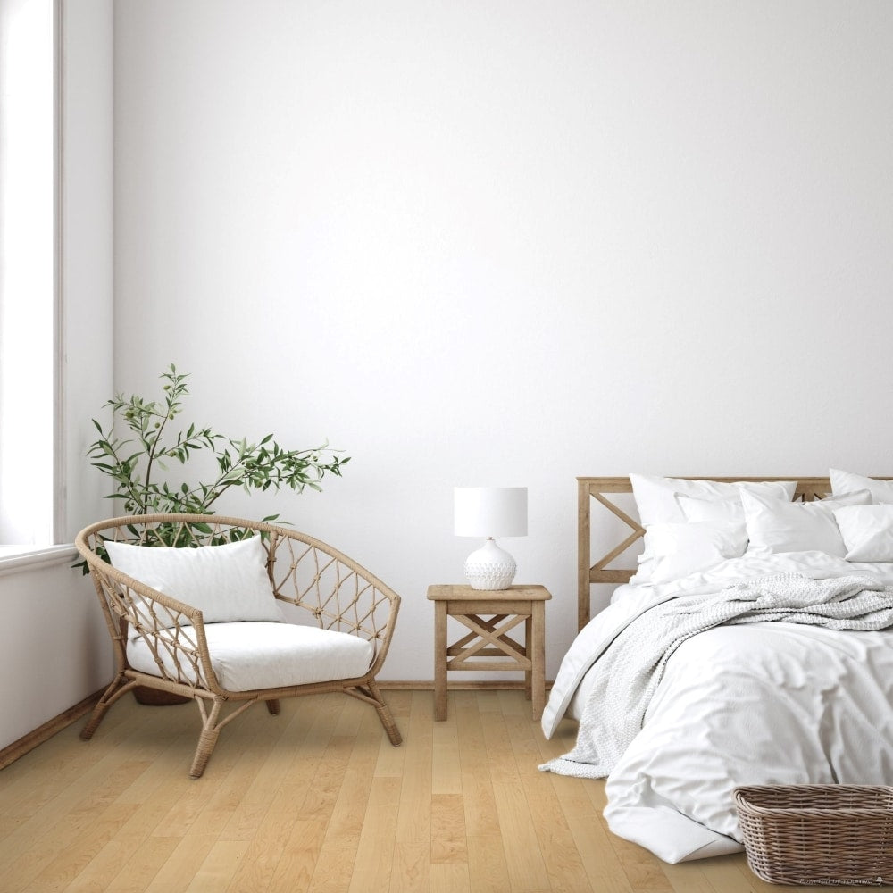 Solid Maple Flooring Natural Matte ¾-inch Thick x 3¼-inches Wide x Varying Length (20 sq.ft. / case)