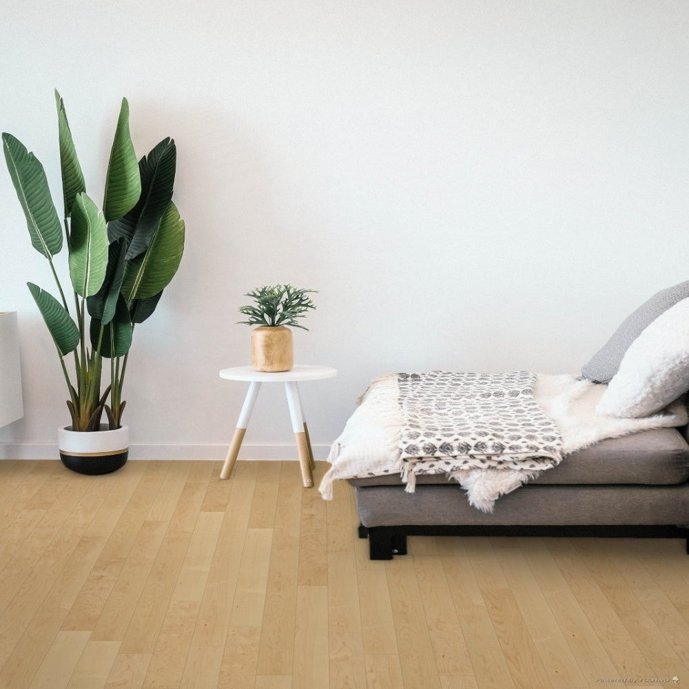 Solid Maple Flooring Natural Matte ¾-inch Thick x 3¼-inches Wide x Varying Length (20 sq.ft. / case)