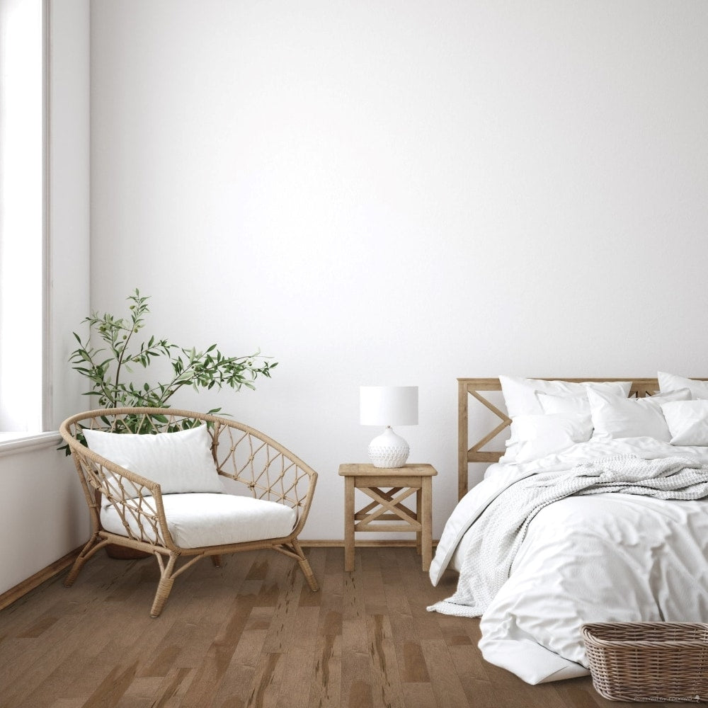Plancher en érable massif Nougatine mat ¾ de pouce d'épaisseur x 3¼ pouces de largeur x longueur variable (20 pi²/boîte)