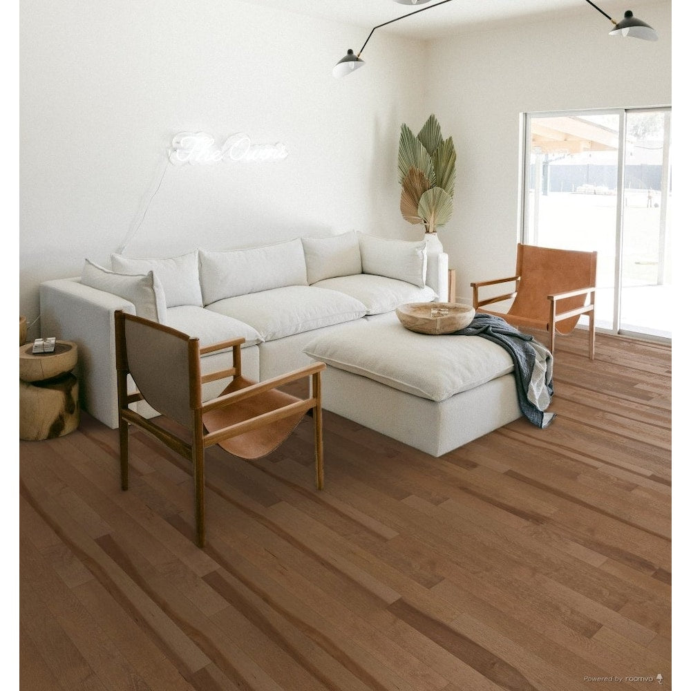 Plancher en érable massif abricot mat, ¾ de pouce d'épaisseur x 3¼ pouces de largeur x longueur variable (20 pi²/boîte)