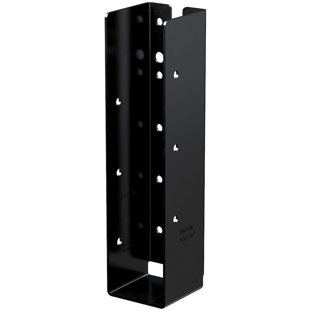 Outdoor Accents ZMAX, Black Lt. Joist Hanger for 1-3/4 x 10 in. Cedar