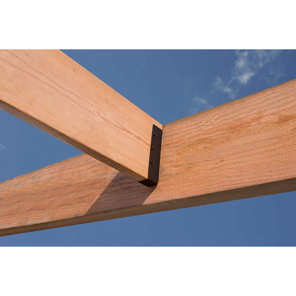 Outdoor Accents ZMAX, Black Lt. Joist Hanger for 1-3/4 x 10 in. Cedar