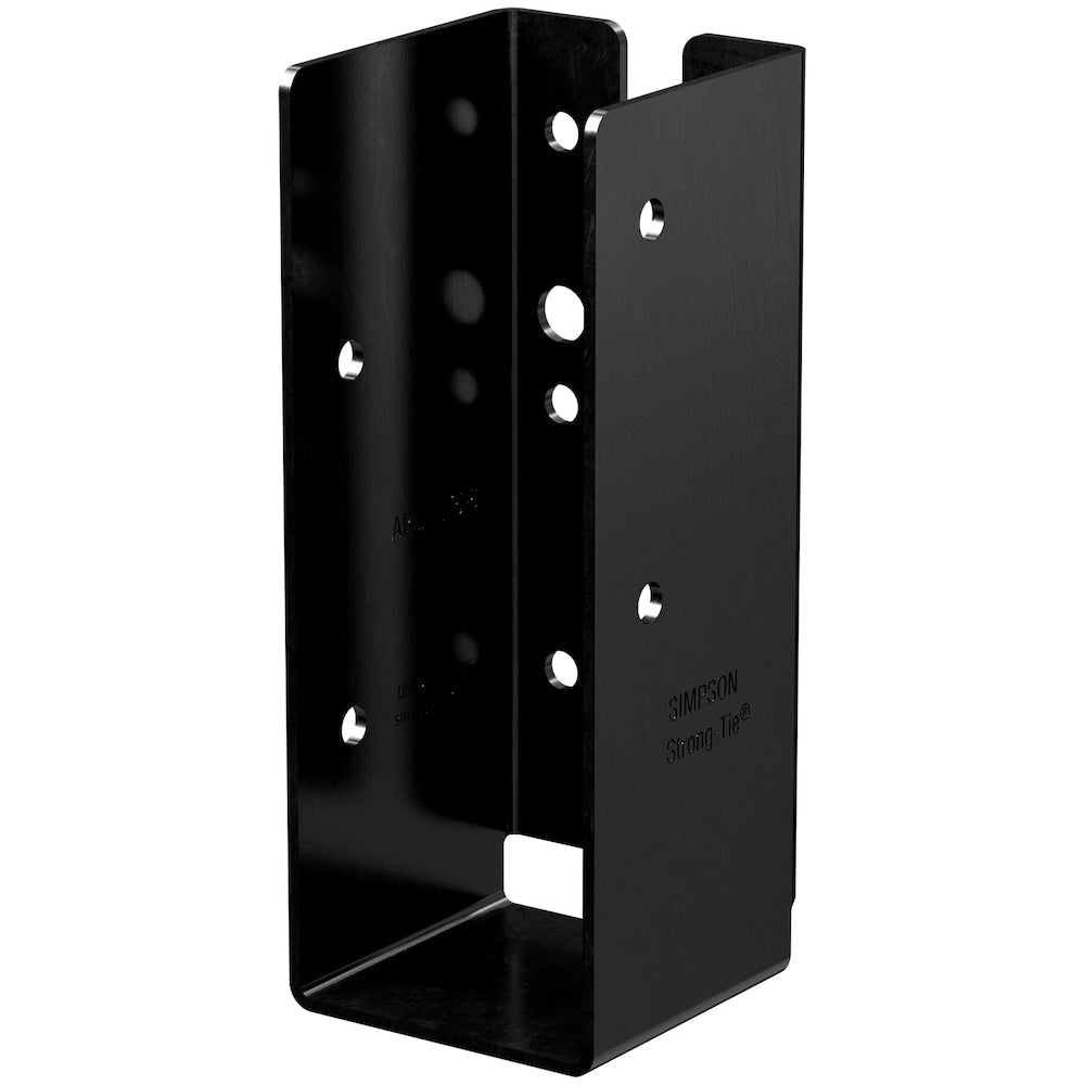Étrier de solive noir Outdoor Accents ZMAX pour cèdre de 1 3/4 x 6 po