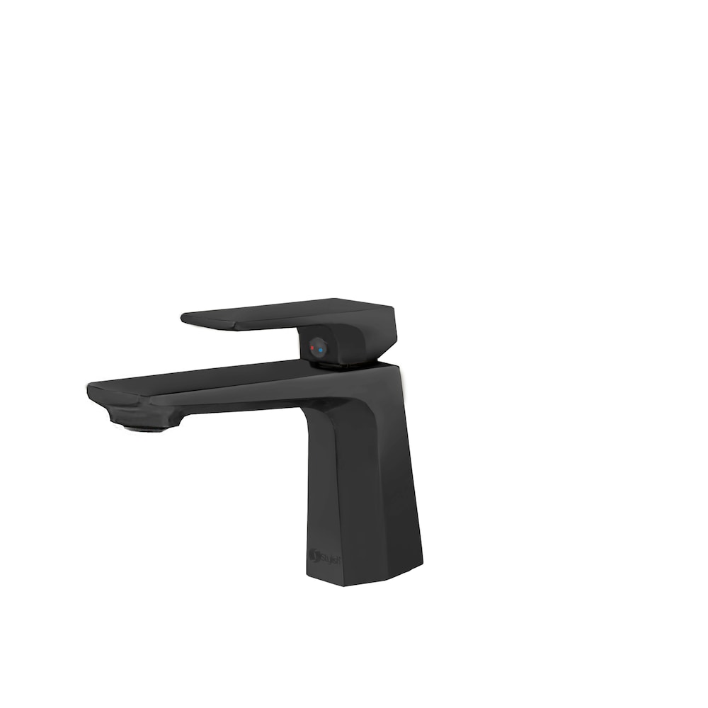Single Hndle Bathroom Faucet in Matte Black