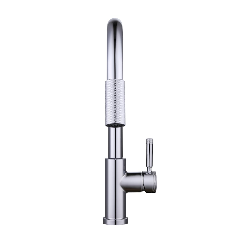 Parnell Single-Handle Pull-Down Sprayer with TurboSpray and FastMount Kitchen Faucet in Chrome