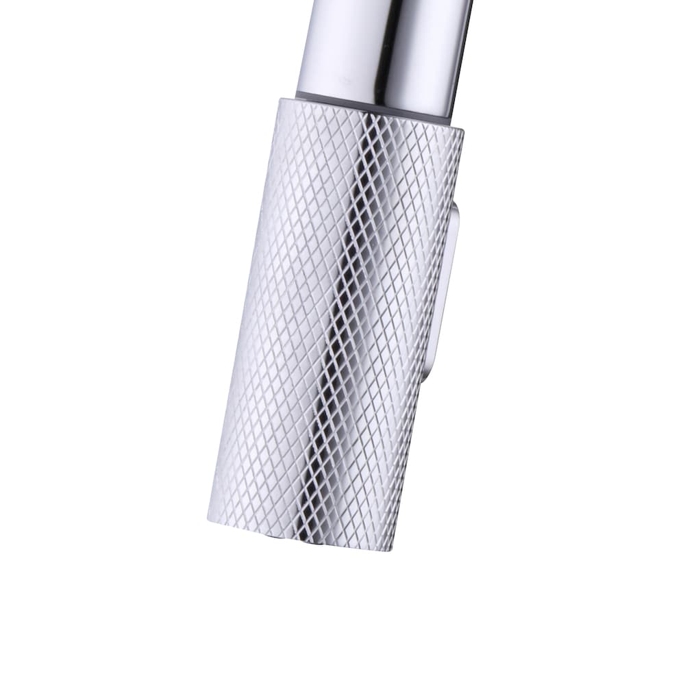 Parnell Single-Handle Pull-Down Sprayer with TurboSpray and FastMount Kitchen Faucet in Chrome
