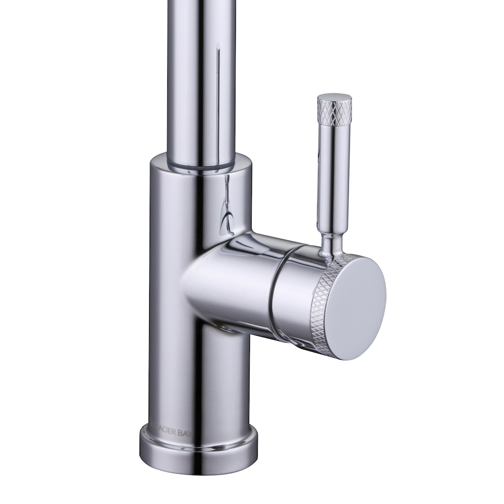 Parnell Single-Handle Pull-Down Sprayer with TurboSpray and FastMount Kitchen Faucet in Chrome