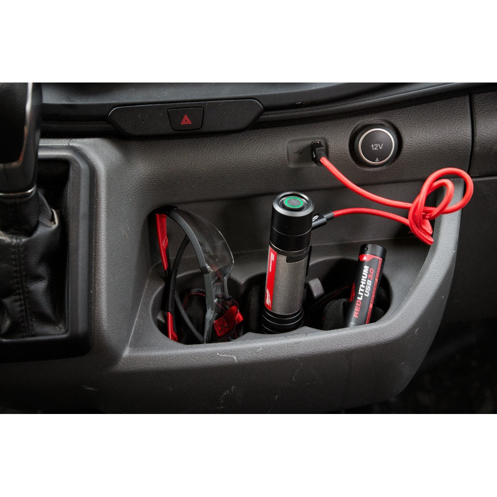 2,000 Lumens REDLITHIUM USB Slide Focus Flashlight