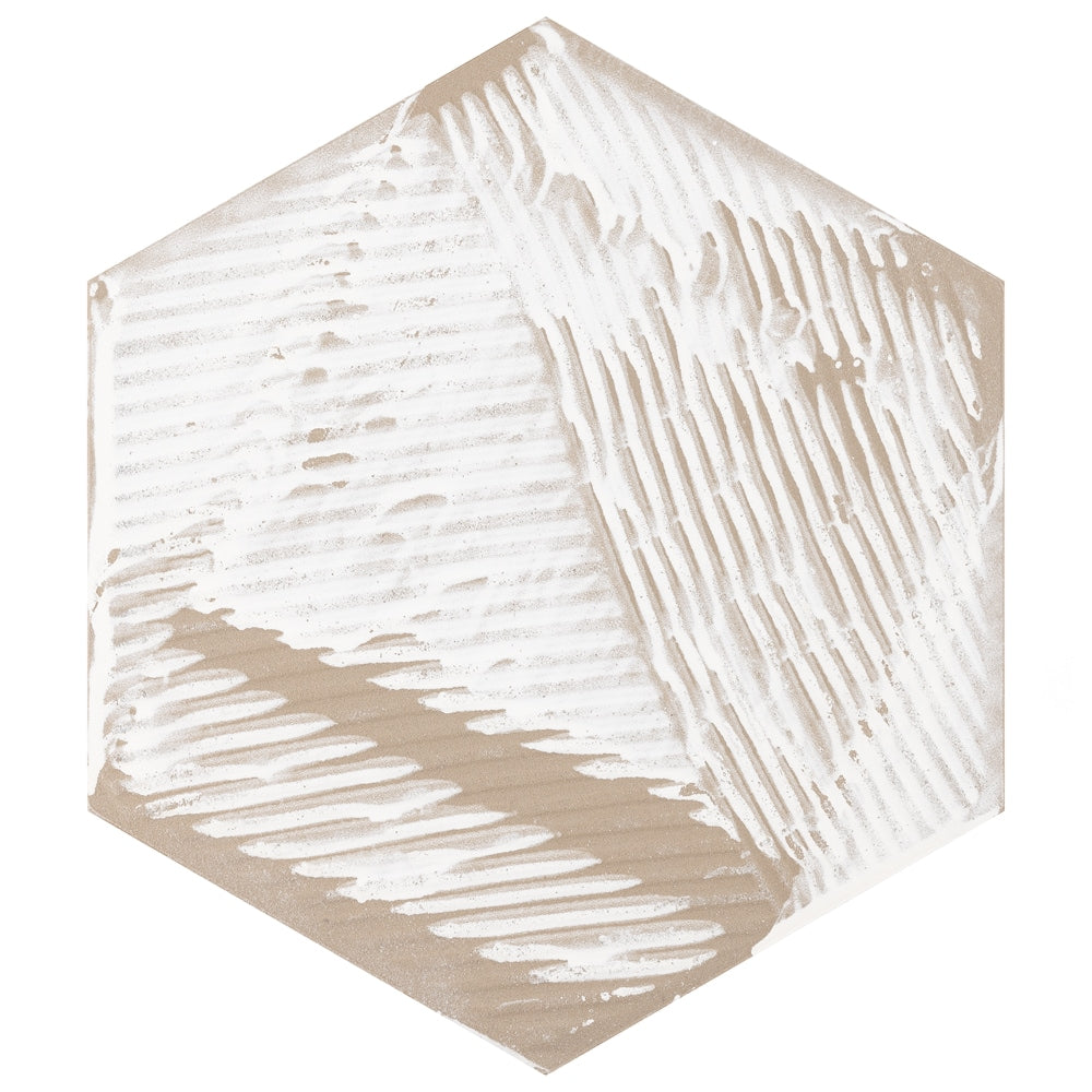 Porto Capri Hex Aqua 8-5/8-inch x 9-7/8-inch Porcelain Floor and Wall Tile (11.5 sq. ft./Case)