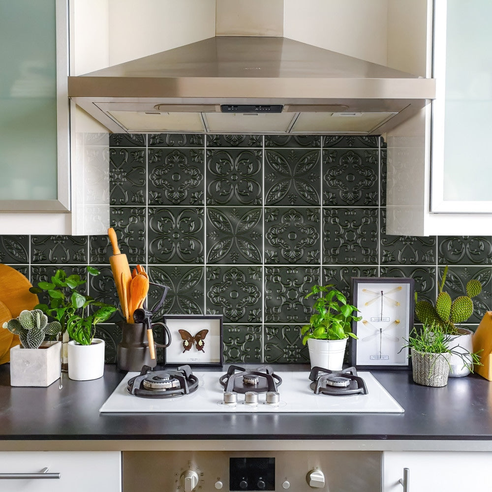 Carreaux muraux en céramique Trend Green de 7 7/8 po x 7 7/8 po (9,24 pi2/caisse)