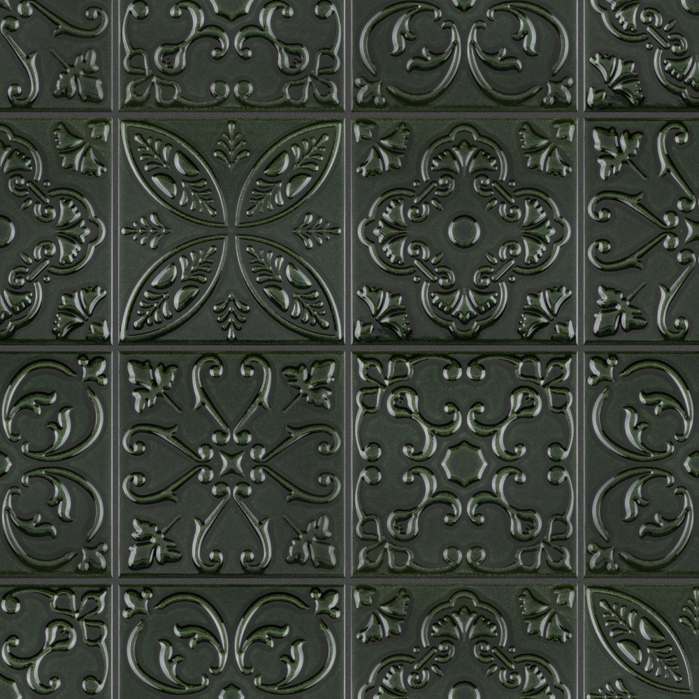 Carreaux muraux en céramique Trend Green de 7 7/8 po x 7 7/8 po (9,24 pi2/caisse)
