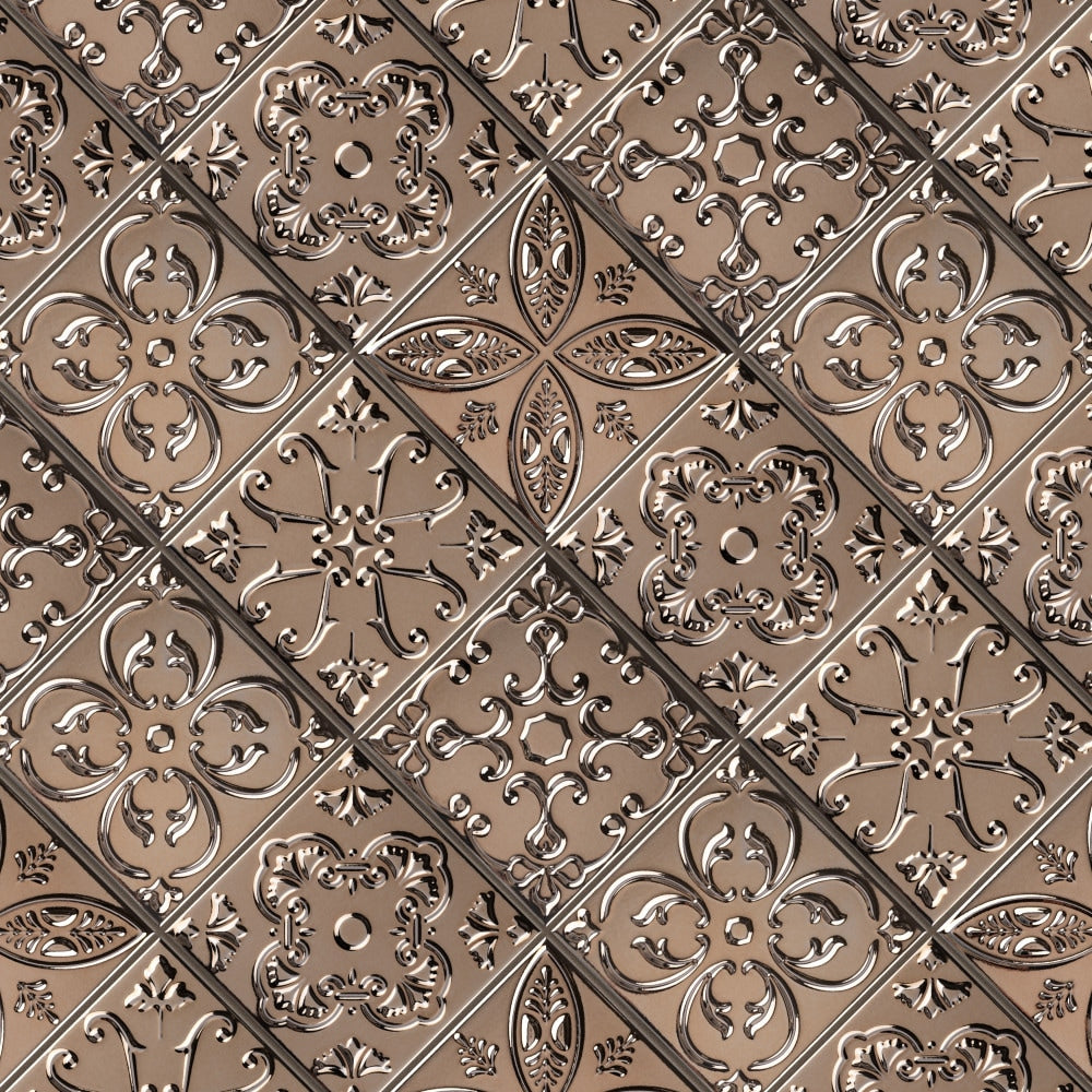 Carreaux muraux en céramique Trend Titanium de 7 7/8 po x 7 7/8 po (9,24 pi2/caisse)