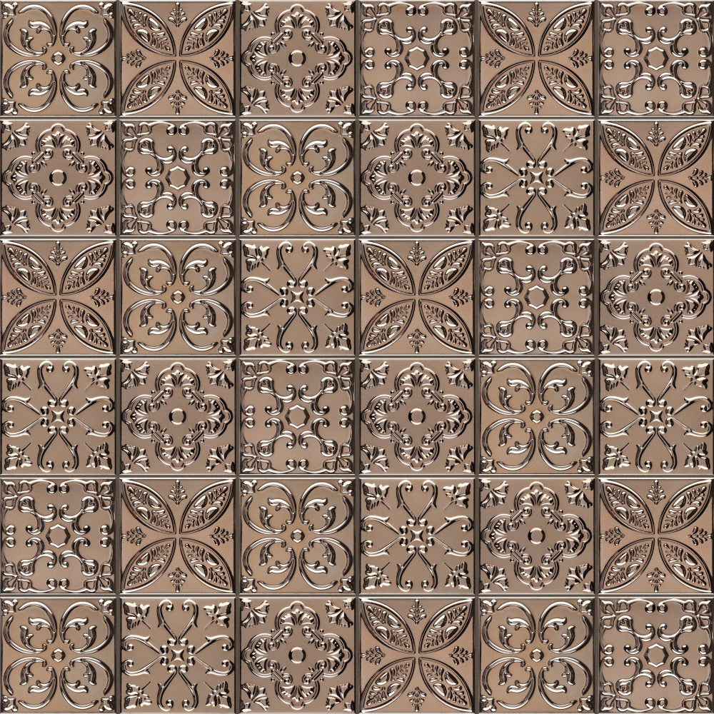 Carreaux muraux en céramique Trend Titanium de 7 7/8 po x 7 7/8 po (9,24 pi2/caisse)
