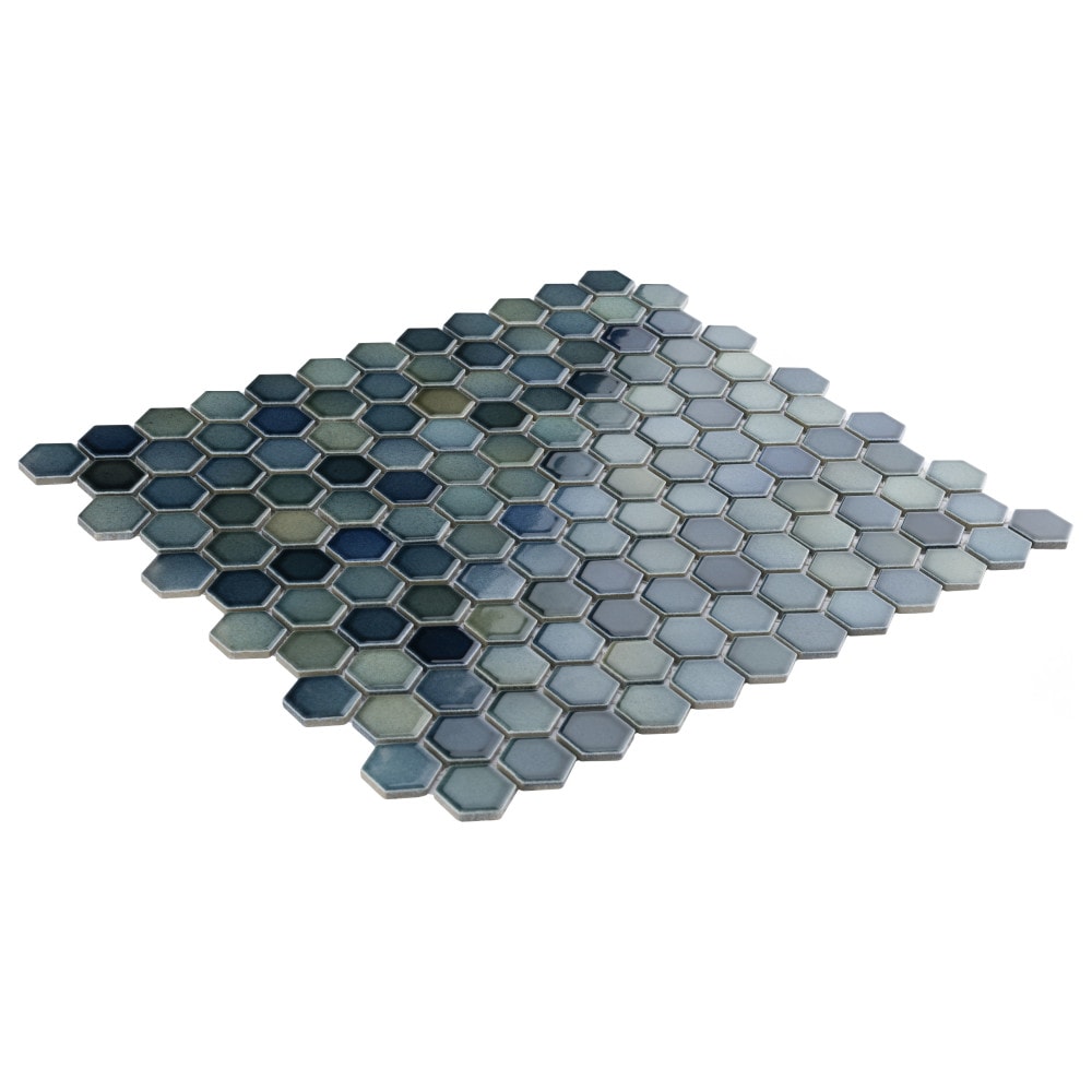Hudson 1" Hex Atlantis 11-7/8-inch x 13-1/4-inch Porcelain Mosaic Tile (11.2 sq. ft./Case)
