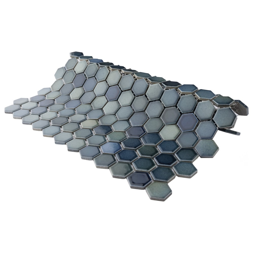Hudson 1" Hex Atlantis 11-7/8-inch x 13-1/4-inch Porcelain Mosaic Tile (11.2 sq. ft./Case)