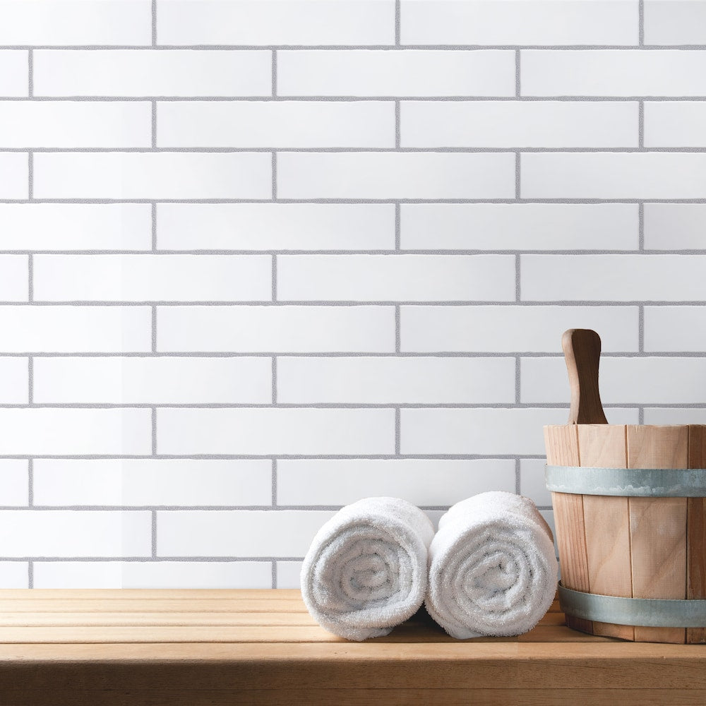 Carreaux muraux en céramique Castillo White de 3 po x 12 po (5,72 pi2/caisse)