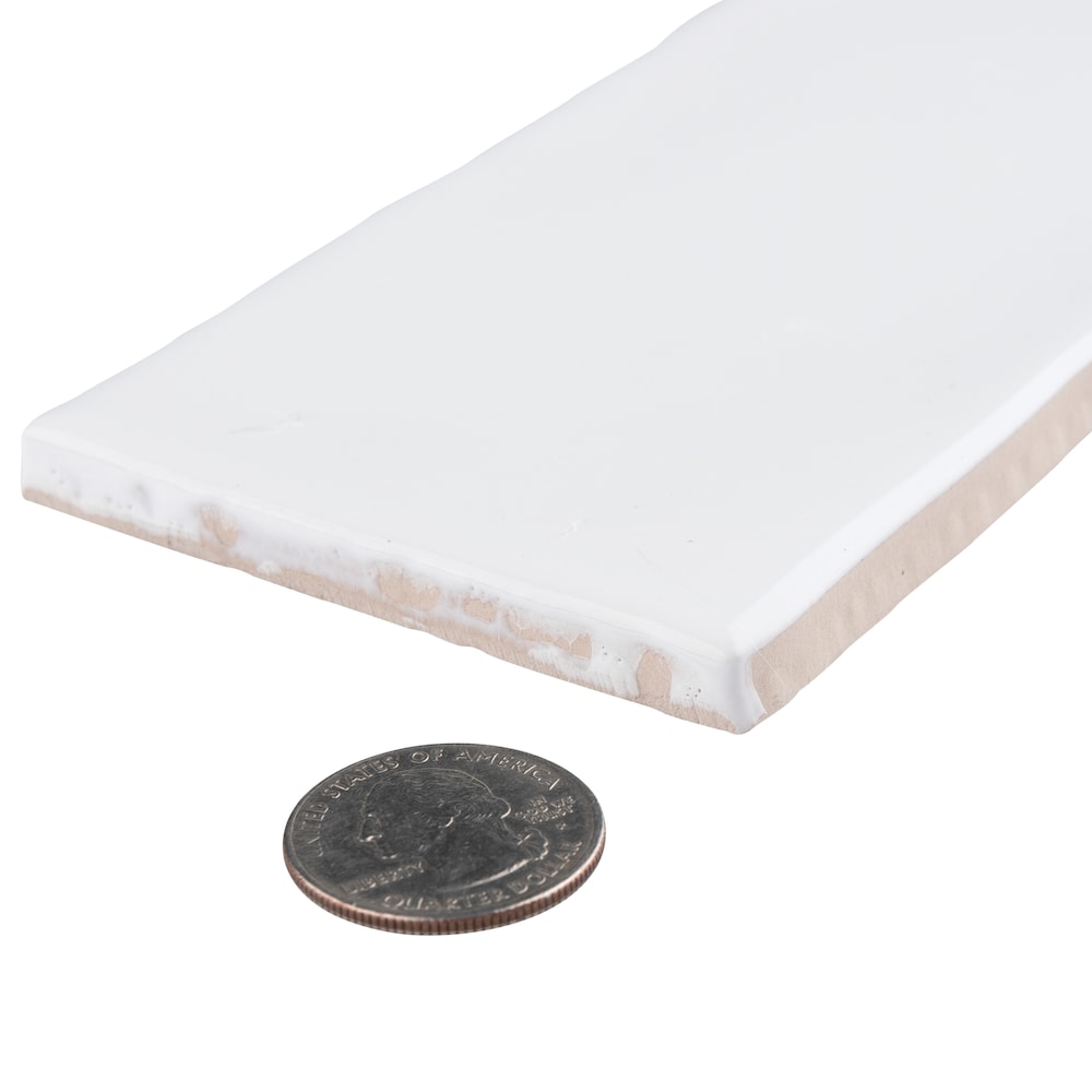 Carreaux muraux en céramique Castillo White de 3 po x 12 po (5,72 pi2/caisse)
