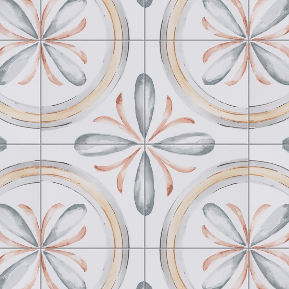 Saint Germain Chaud Deco Rivette 5-3/4 in. x 5-3/4 in. Porc. Floor & Wall Tile (10.56 sq. ft./CA)