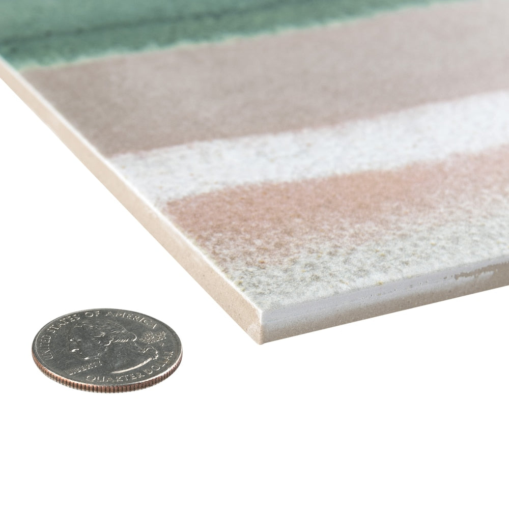 Matter Canvas Taupe Green 6-inch x 6-inch Porcelain Floor and Wall Tile (6.5 sq. ft./Case)