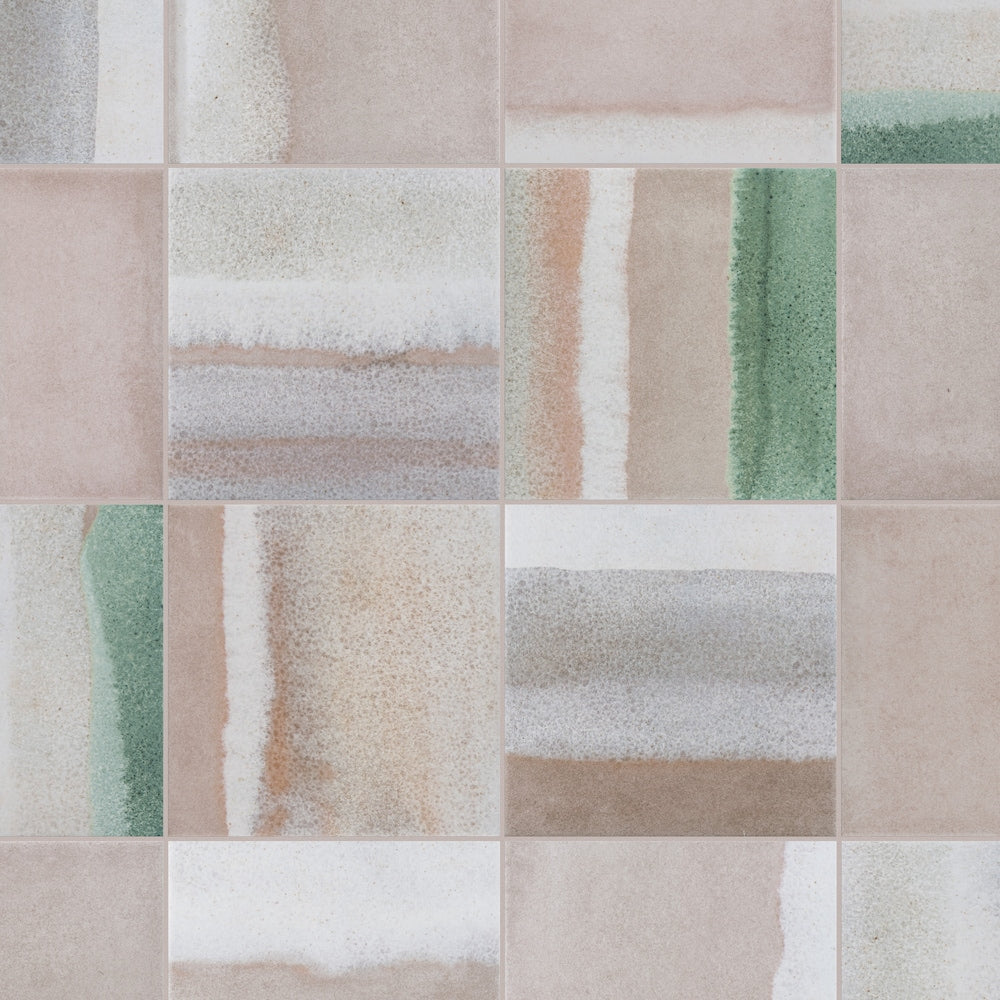 Matter Canvas Taupe Green 6-inch x 6-inch Porcelain Floor and Wall Tile (6.5 sq. ft./Case)