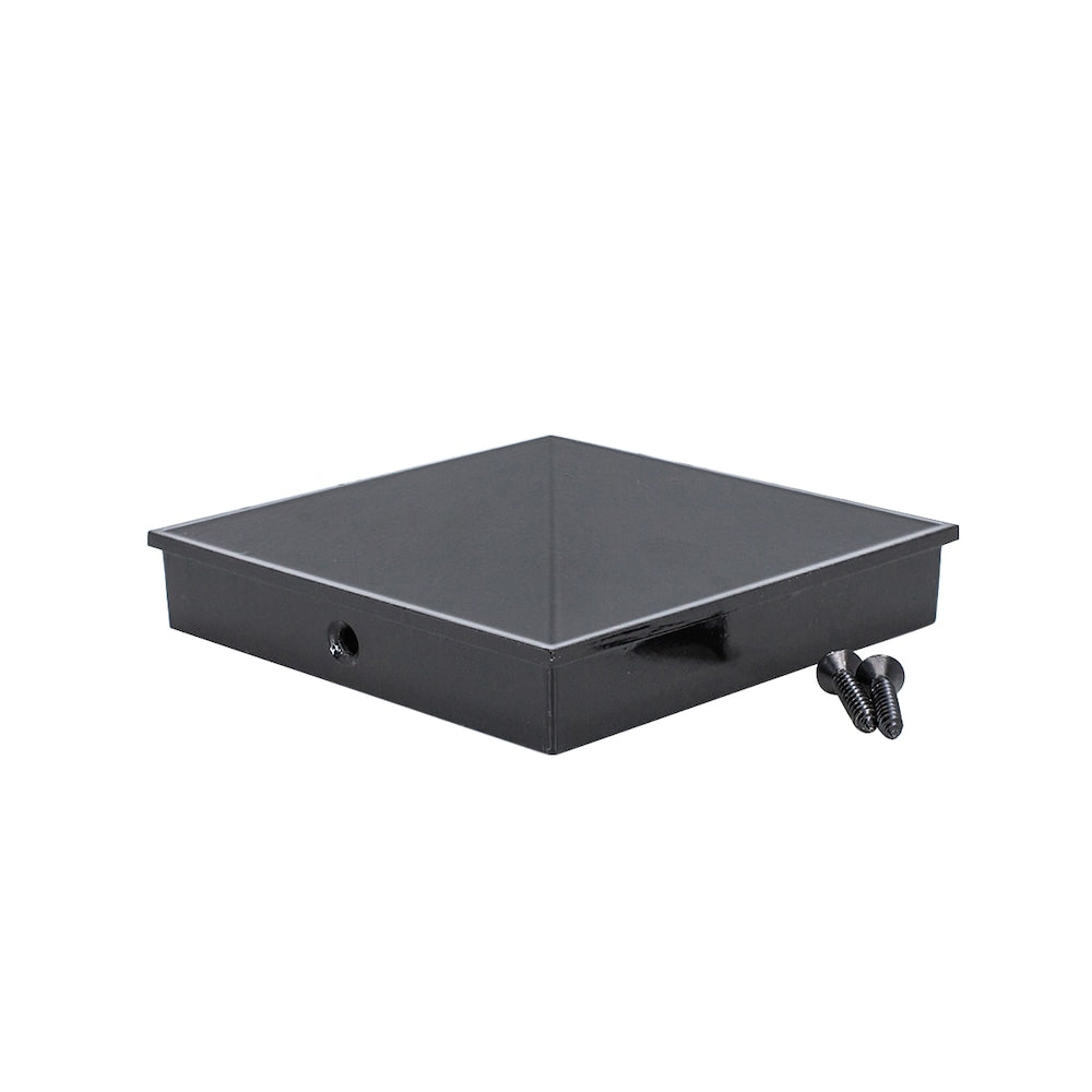 Aluminum Post Cap - 4x4, Black