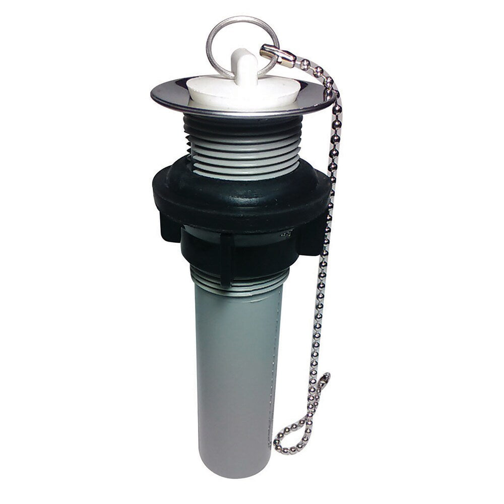 Bouchon PO 1-1/4 po x 5 po en plastique sans trous de trop-plein (paquet de 5)