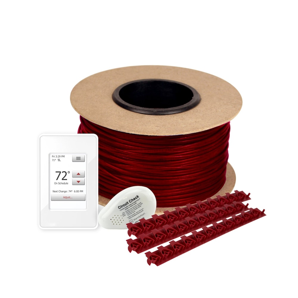 Cable Kit 675' with Strips & nSpire Touch Thermostat (168.75 sq. ft) for Tile, Hardwood & LVT 240V
