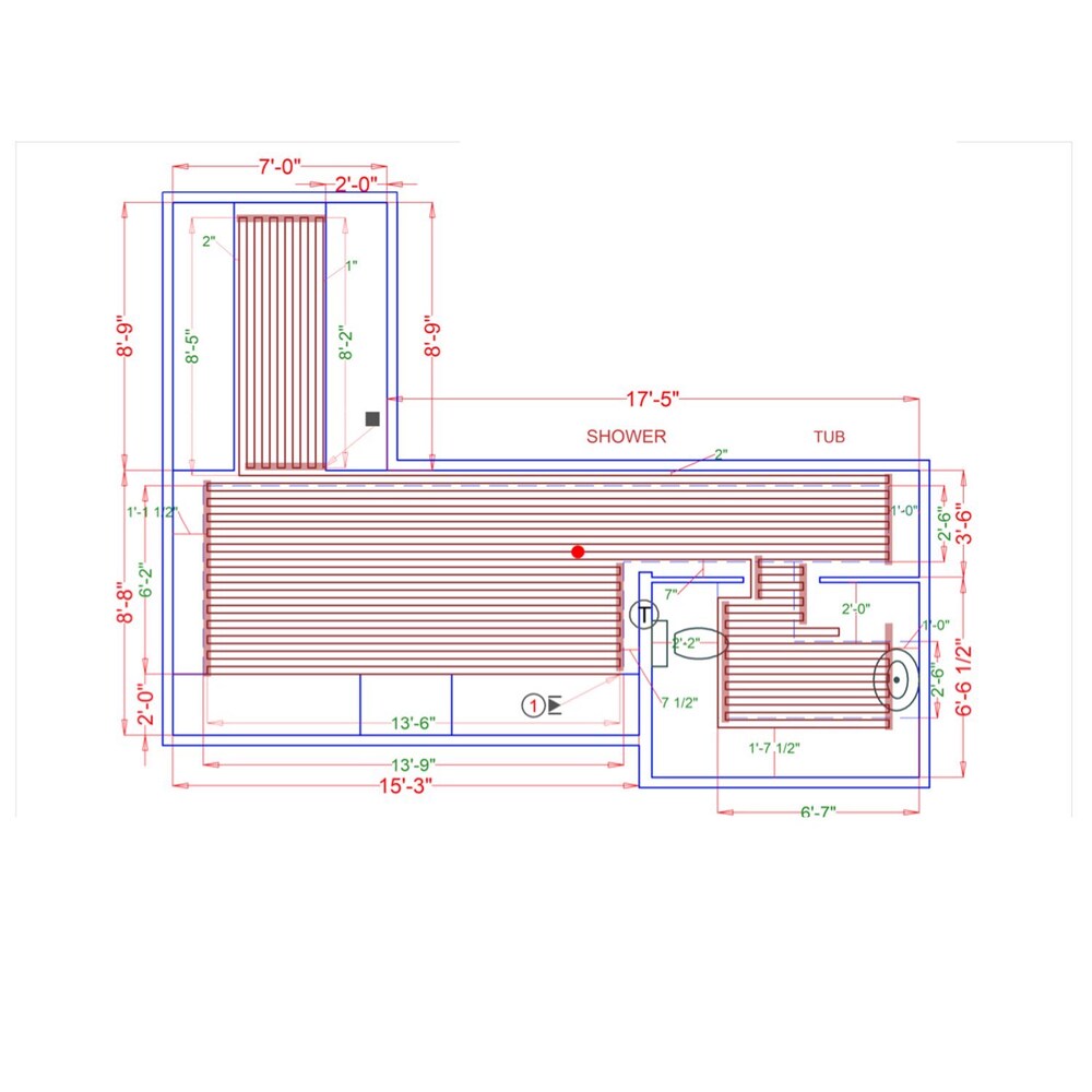 Cable Kit 675' with Strips nSpire Wifi Programmable Thermostat 169 sqft for Tile, Hardwood LVT 240V