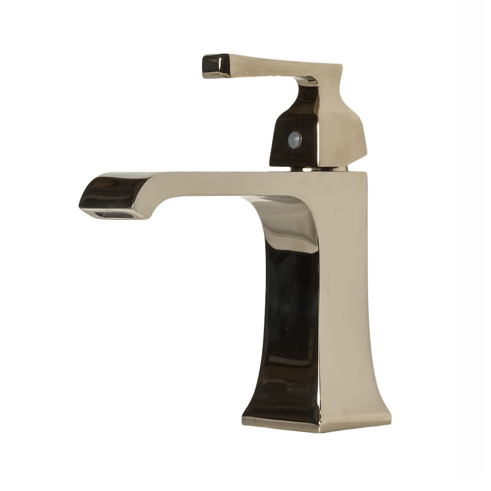 Robinet de salle de bain monotrou à poignée unique Tivoli en or