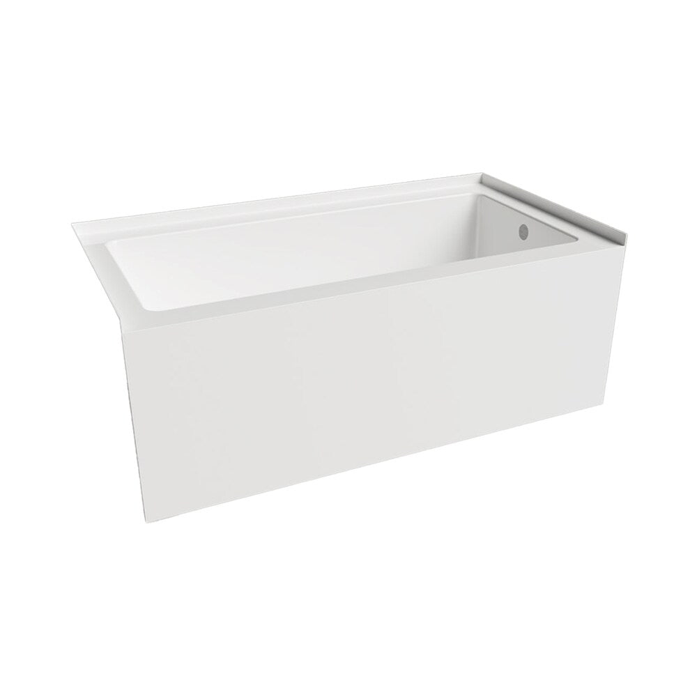 TULIP 60 inch x 30 inch Plain Skirted Bathtub Right-Hand Drain Location