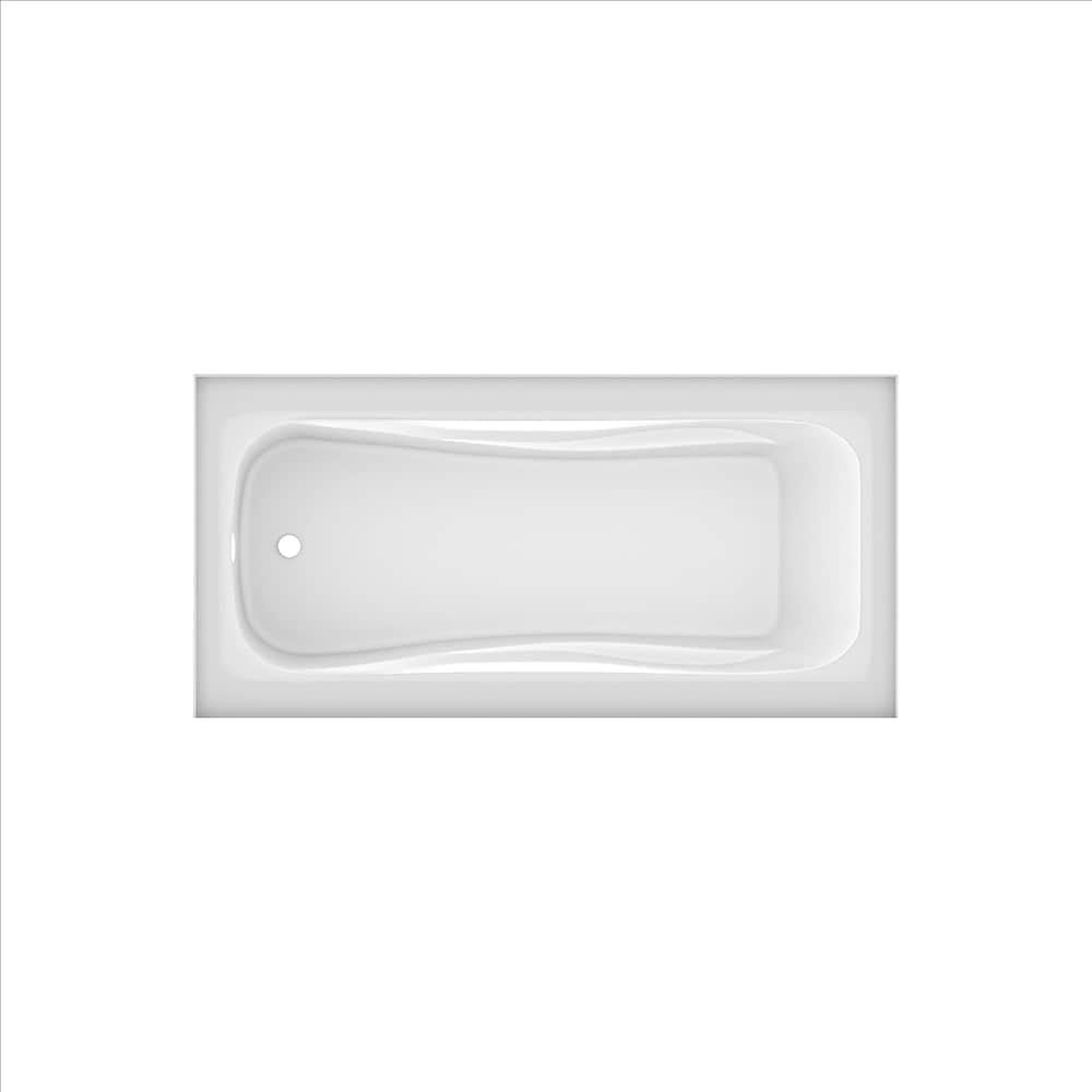 Baignoire à jupe HAZEL 60 pouces x 30 po avec drain à gauche