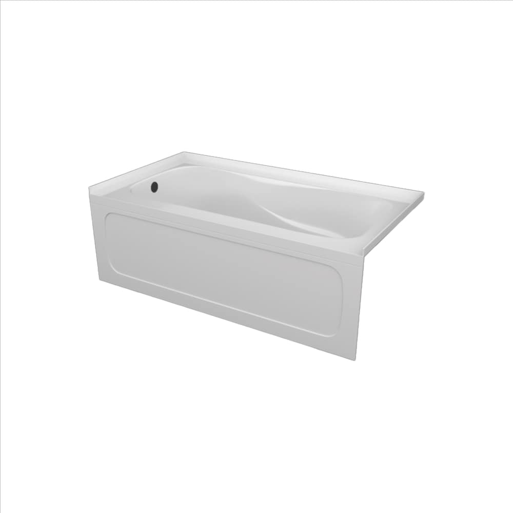 HAZEL 60 inch x 32 Skirted Bathtub Left-Hand Drain Location