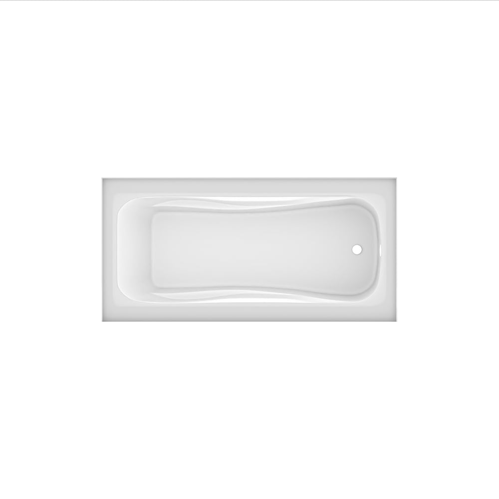 DAISY 60 inch x 32 inch Plain Skirted Bathtub Right-Hand Drain Location
