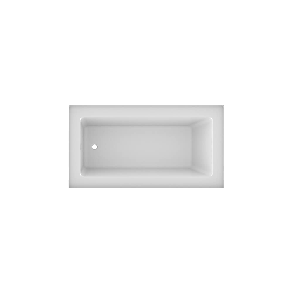 LILY 60 inch x 30 inch Above Floor Rough-in Skirted Bathtub Left-Hand Drain Location