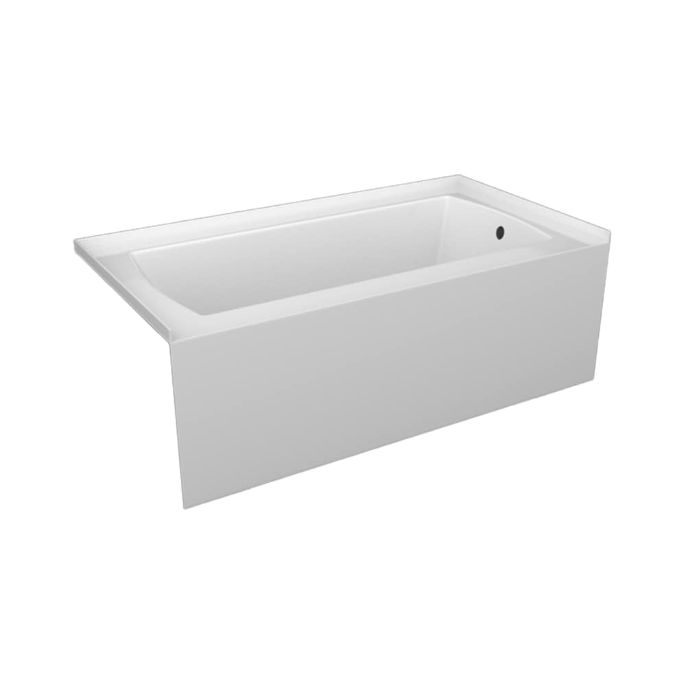 CALLA 60 inch x 30 inch Above Floor Rough-in Skirted Bathtub Right-Hand Drain Location