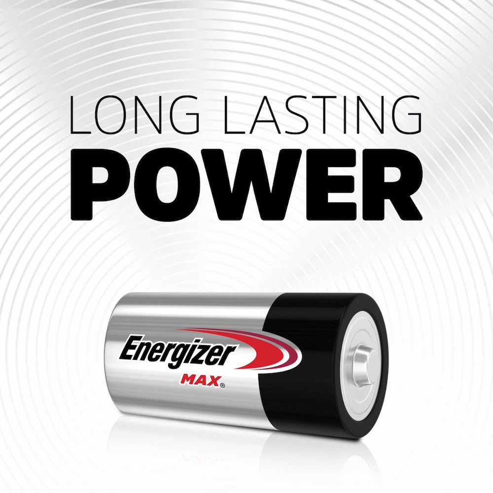 Piles Energizer MAX C (paquet de 8), piles alcalines C