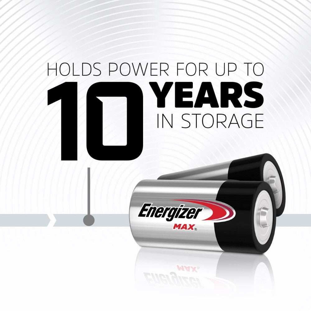 Piles Energizer MAX C (paquet de 8), piles alcalines C
