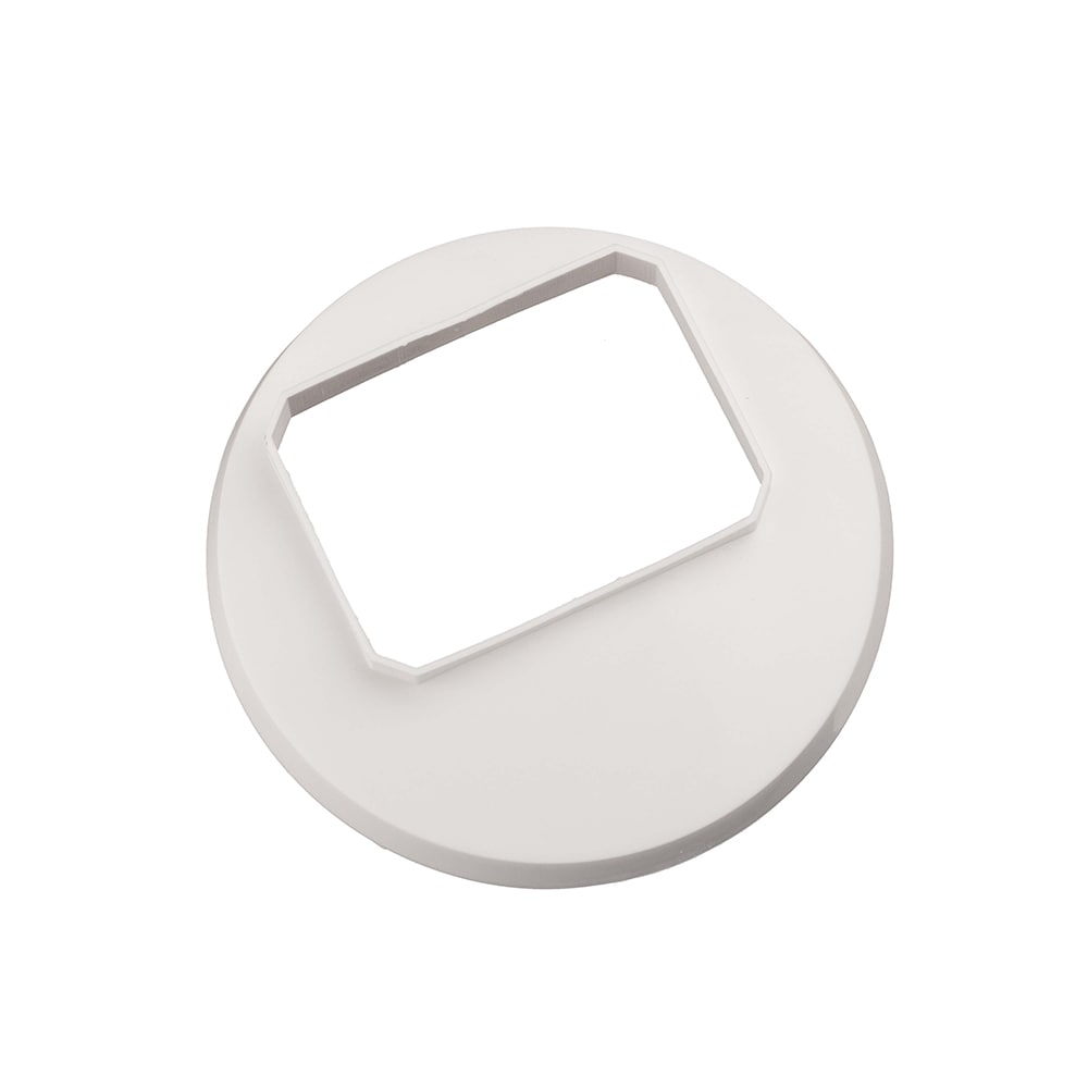 2-inch x 3-inch Vinyl Drain Tile Cover in White Pro Pack (50 pieces)