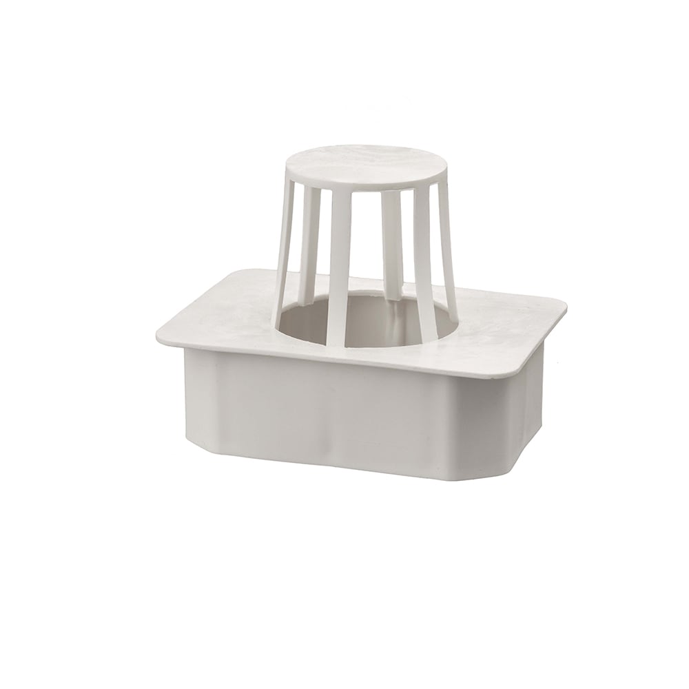 2-inch x 3-inch Vinyl Rectangular Outlet in White Pro Pack (50 pieces)
