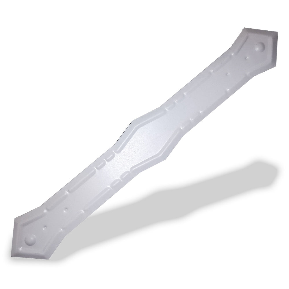 13 1/2-inch Aluminum Gutter (Eavestrough) Downspout Strap in White Pro Pack (100 Pieces)