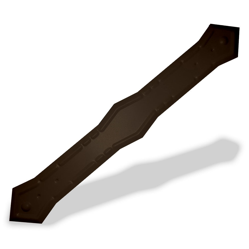 13 1/2-inch Aluminum Gutter (Eavestrough) Downspout Strap in Brown Pro Pack (100 Pieces)