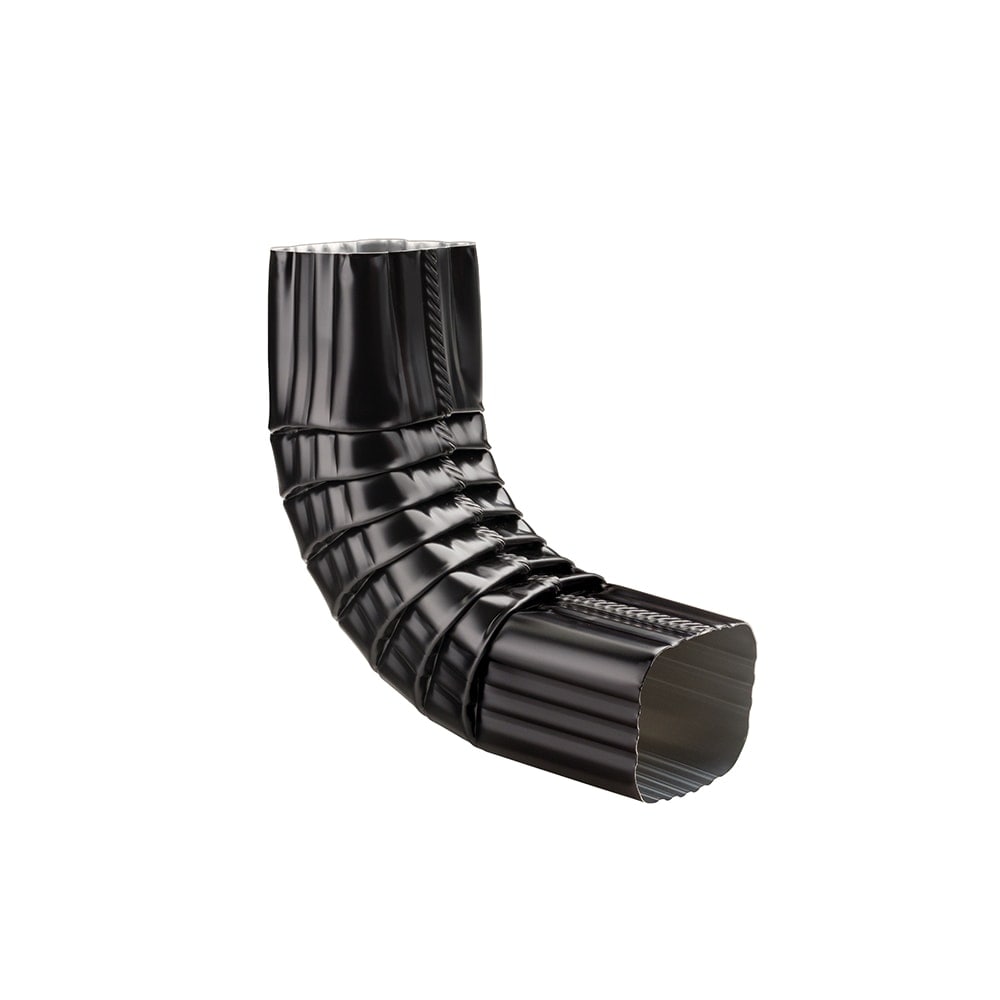 2-inch x 3-inch Aluminum Gutter (Eavestrough) Downspout A-Elbow in Black Pro Pack (30 Pieces)