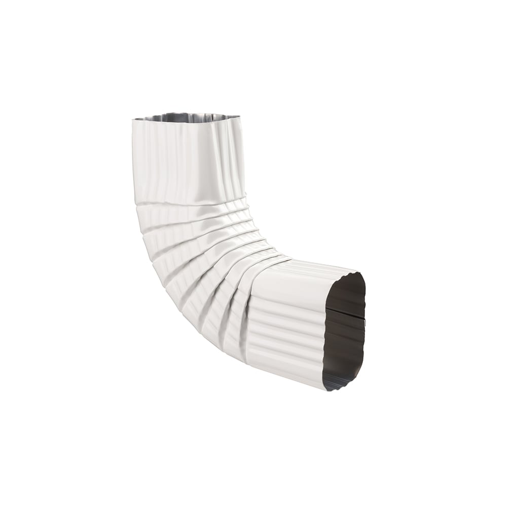 2-inch x 3-inch Aluminum Gutter (Eavestrough) Downspout B-Elbow in White Pro Pack (30 Pieces)