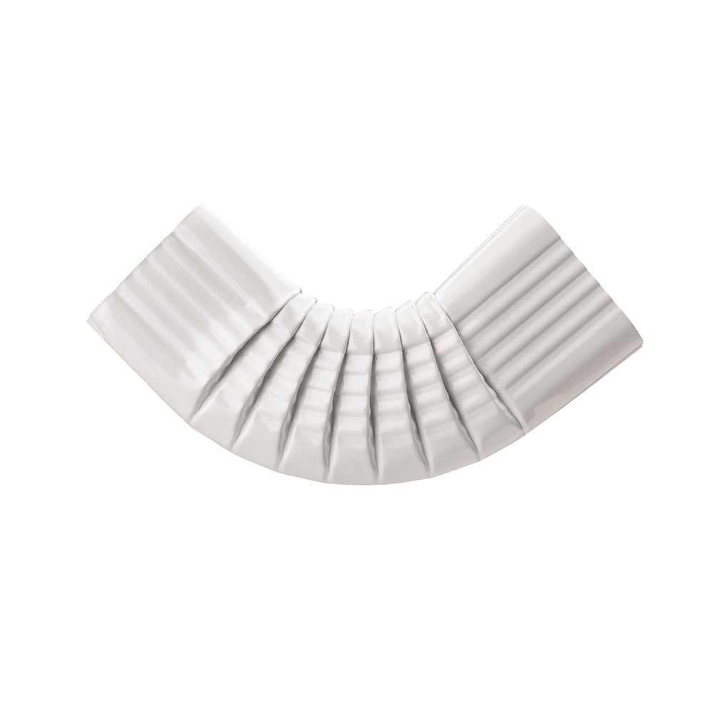 2-inch x 3-inch Aluminum Gutter (Eavestrough) Downspout B-Elbow in White Pro Pack (30 Pieces)