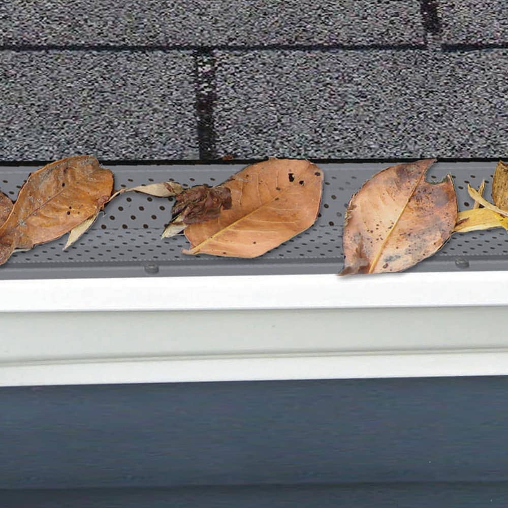 4 ft. L x 5-inch W Heavy-Duty Aluminum Gutter (Eavestrough) Guard Pro Pack (60 Pieces)